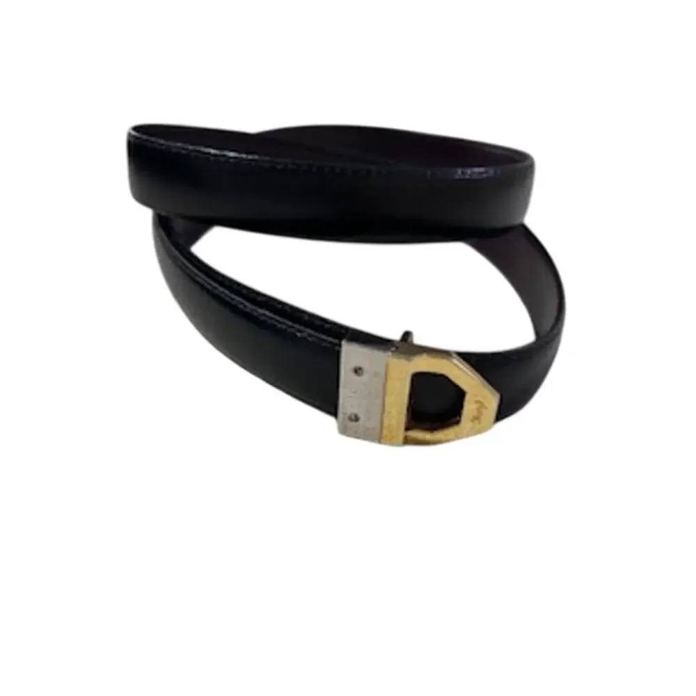 YSL Yves Saint Laurent Reversible Leather Belt 40/100
